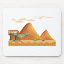 Dinosaurier Game Clouds Design niedlich