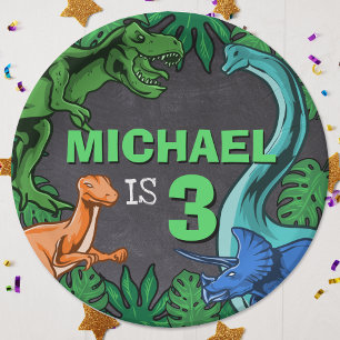 Dinosaurier Geburtstag Dino Trex Prähistorische K Pappteller
