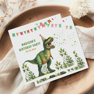 Dinosaurier-Geburtstag Serviette