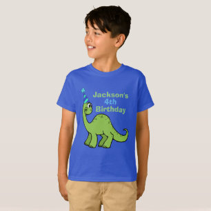 Dinosaurier-Geburtstags-Gewohnheit T-Shirt