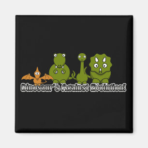 Dinosaurier gegen Evolution Magnet