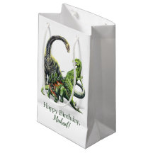 Dinosaurier-Geschenk-Tasche
