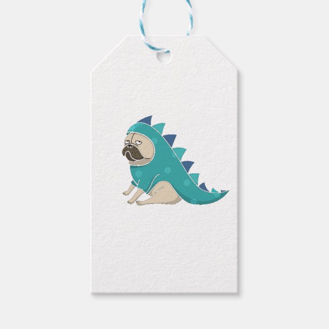 Dinosaurier Geschenkanhänger (Vorderseite)