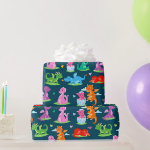 Dinosaurier Geschenkpapier