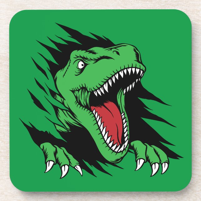 Dinosaurier Getränkeuntersetzer (Vorderseite)