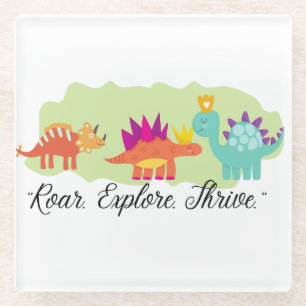 Dinosaurier Glasuntersetzer