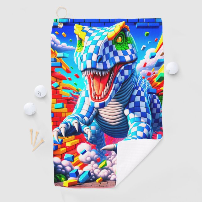 Dinosaurier Golfhandtuch (Insitu)