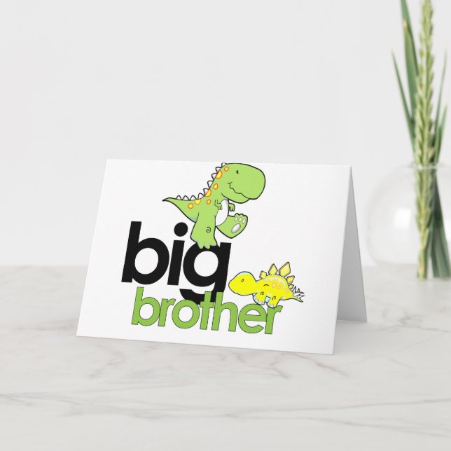 Dinosaurier-großer Bruder Ankündigung (Vorderseite)