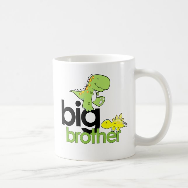 Dinosaurier-großer Bruder Kaffeetasse (Rechts)