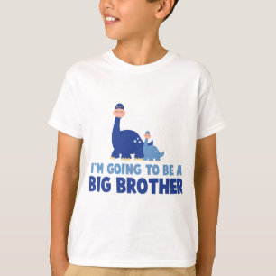 Dinosaurier-großer Bruder, zum NEUES Blau zu sein T-Shirt