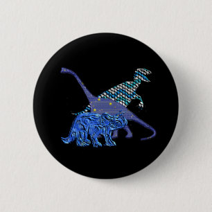 Dinosaurier-Gruppe Button