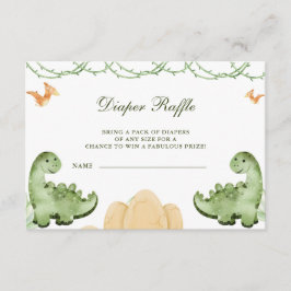 Dinosaurier Hatching Bald Baby Duwer Diapper Raffl Begleitkarte