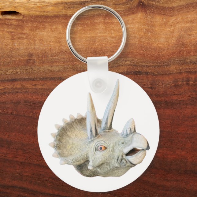Dinosaurier Head Schlüsselanhänger (Vorderseite)
