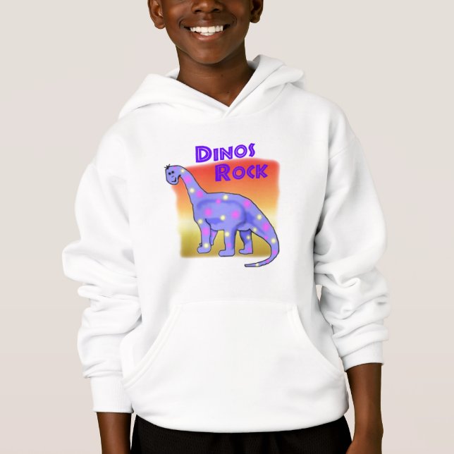 Dinosaurier Hoodie (Vorderseite)