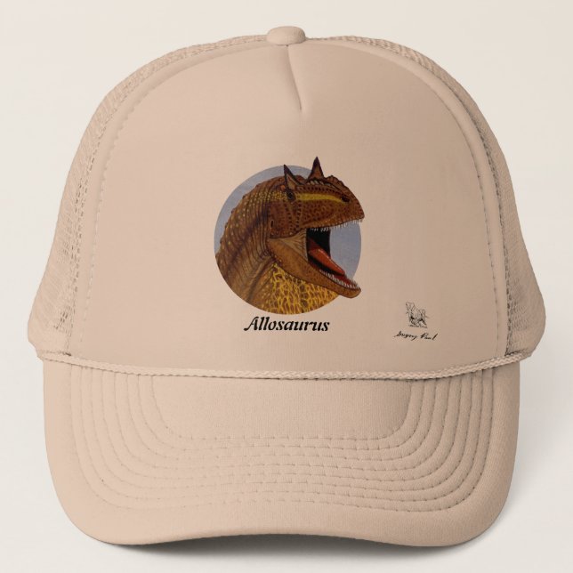 Dinosaurier-Hutallosaurus-Porträt Gregory Paul Truckerkappe (Vorderseite)