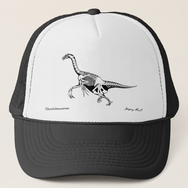 Dinosaurier-HutTherizinosaurus durch Gregory Paul Truckerkappe (Vorderseite)