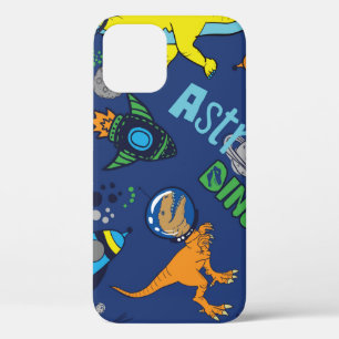 Dinosaurier im Weltraum handgezeichnete farbige na Case-Mate iPhone Hülle