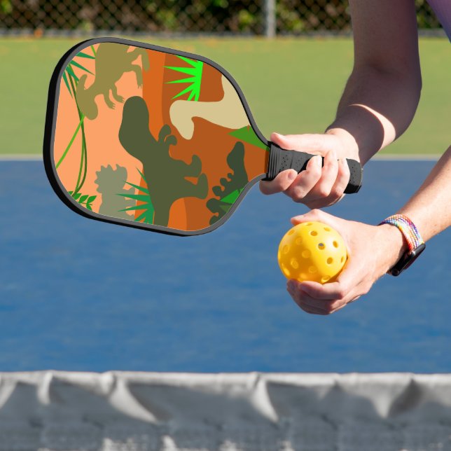 Dinosaurier in der Wildnis Pickleball Schläger (InSitu)