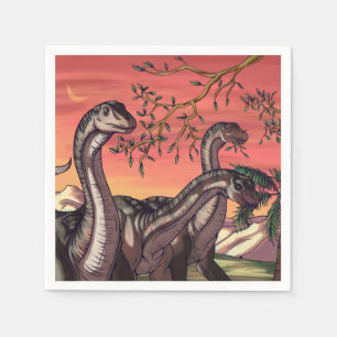 Dinosaurier in Dusk Serviette