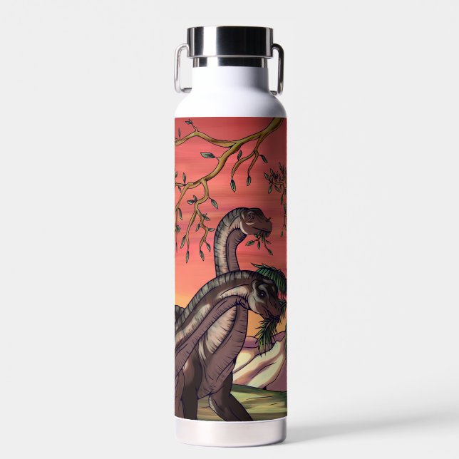 Dinosaurier in Dusk Trinkflasche (Vorne)