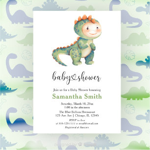 Dinosaurier-Junge-Baby-Party Einladung