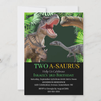 Dinosaurier Jurassic World Age Einladung