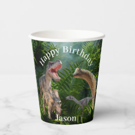 Dinosaurier Jurassic World Pappbecher