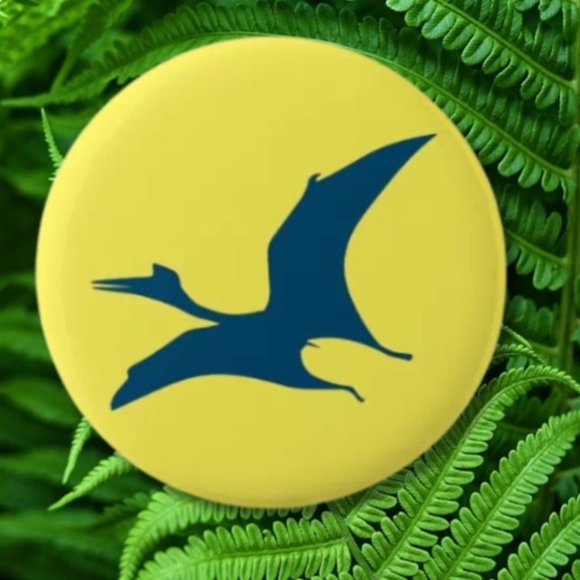 Dinosaurier-Jurassik-Gelb Button (Like this? Share it with your network! Are you preparing to throw a dinosaur party? )