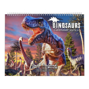 Dinosaurier Kalender 2021 David Penfound