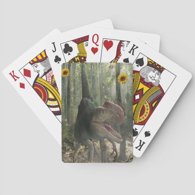 Dinosaurier Kartenspielen Spielkarten (Rückseite)