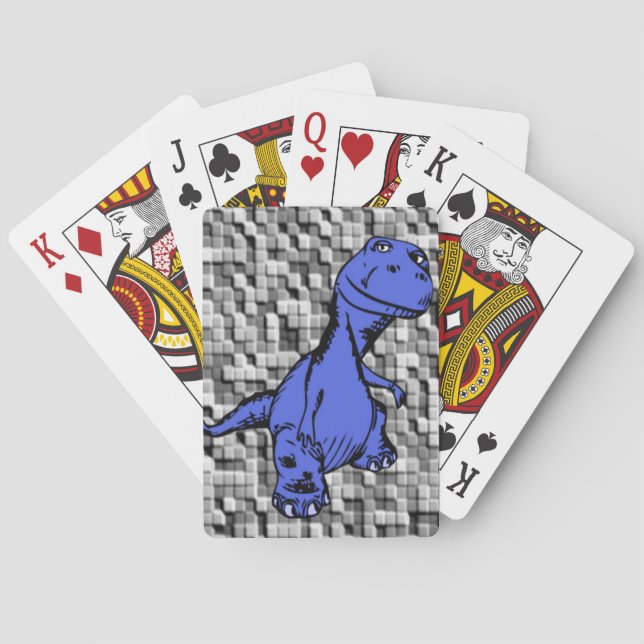 Dinosaurier Kartenspielen Spielkarten (Rückseite)
