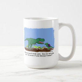 Dinosaurier kennen Latein Kaffeetasse