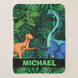 Dinosaurier Kinder Dino Jurassic Trex Boy Sherpadecke