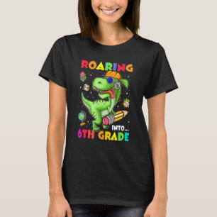 Dinosaurier-Kinder in 6. Klasse nach Schoo T-Shirt