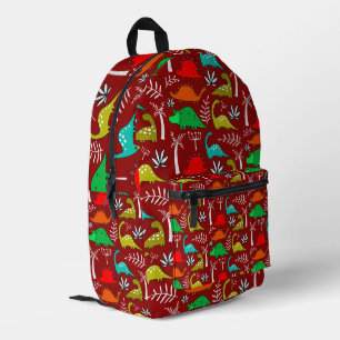 Dinosaurier-Kinderzimmer-Dekoration für kleine Kin Bedruckter Rucksack
