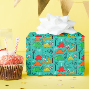 Dinosaurier-Kinderzimmer-Dekoration für kleine Kin Geschenkpapier