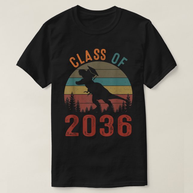 Dinosaurier-Klasse 2036 Kindergartenjungen T-Shirt (Design vorne)