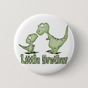 Dinosaurier Kleiner Bruder Button
