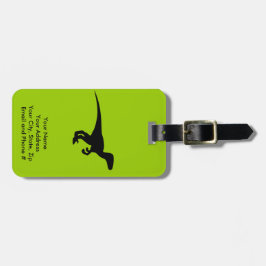 Dinosaurier-Kontur-Juraära Gepäckanhänger