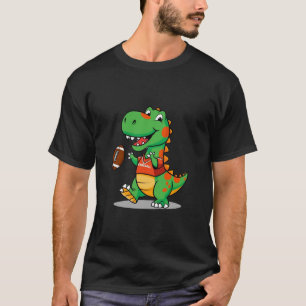 Dinosaurier lächeln Fußball T - Shirt für Kinder s