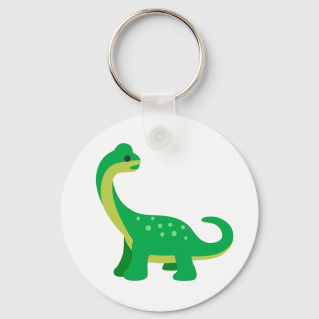 Dinosaurier Liebe Schlüsselanhänger (Vorderseite)