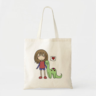 Dinosaurier-Liebe-Tasche Tragetasche