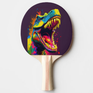 Dinosaurier Lila T Rex Jussica World Kinder Tischtennis Schläger