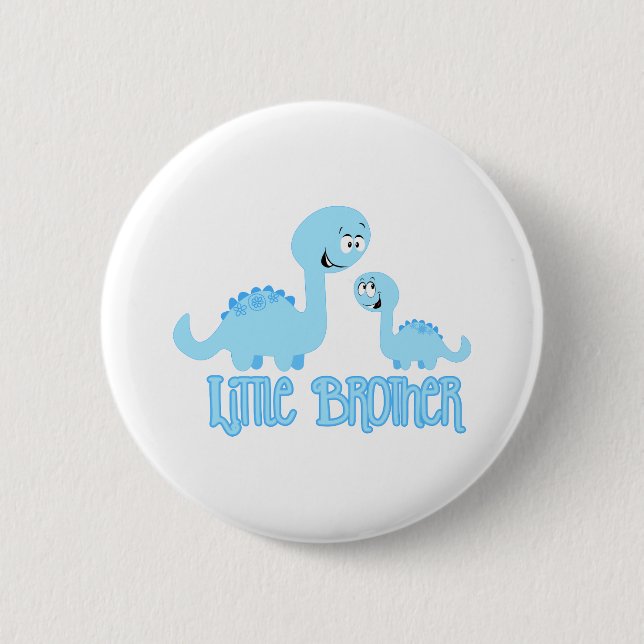Dinosaurier Little Brother Button (Vorderseite)