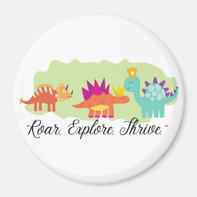 Dinosaurier Magnet (Vorne)