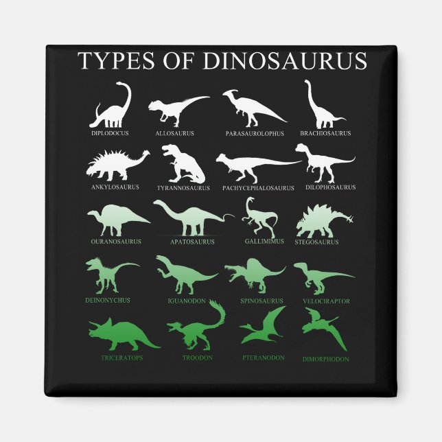 Dinosaurier Magnet (Vorne)