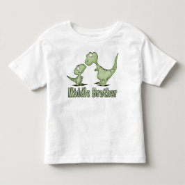 Dinosaurier Middle Brother Kleinkind T-shirt