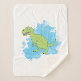 Dinosaurier mit Aquarellbild Sherpadecke