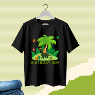Dinosaurier mit Palmen T-Shirt