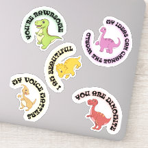 Dinosaurier Motivierend Aufkleberpack für Kinder